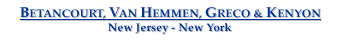 Betancourt, Van Hemmen, Greco & Kenyon - Admiralty Attorneys - New Jersey - New York